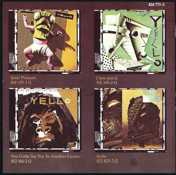 Yello : 1980 - 1985 The New Mix In One Go (CD, Comp, P/Mixed, RP)