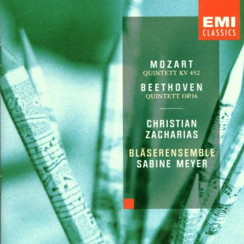 Wolfgang Amadeus Mozart, Ludwig van Beethoven, Christian Zacharias, Sabine Meyer, Bläserensemble Sabine Meyer : Mozart: Quintett KV 452 | Beethoven: Quintett, Op. 16 (CD)