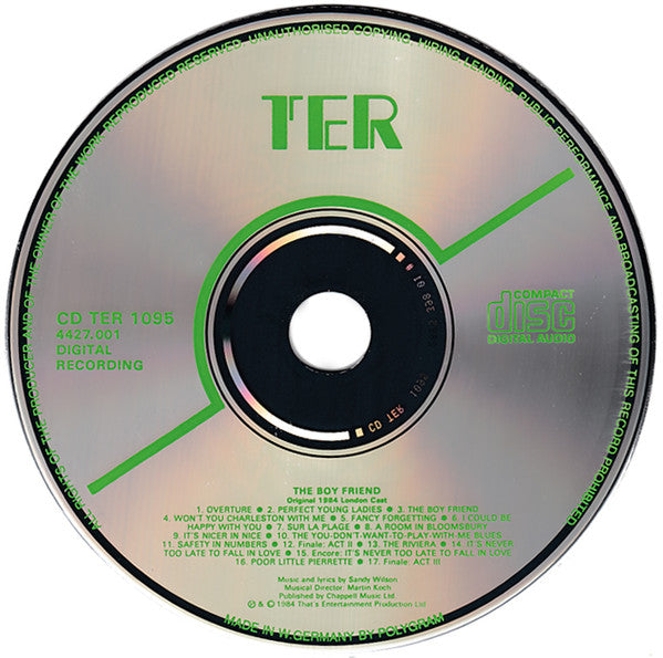 Original 1984 London Cast : The Boyfriend (CD, Album)
