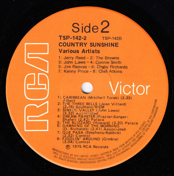 Various : Country Sunshine (2xLP, Comp)