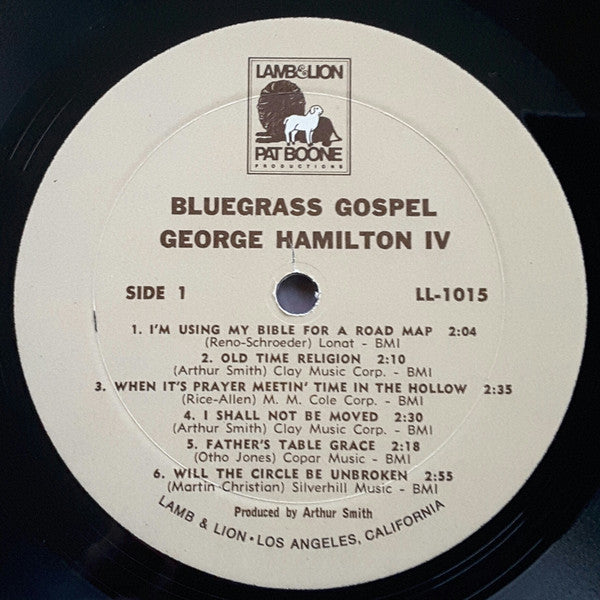 George Hamilton IV : Bluegrass Gospel (LP, Album)