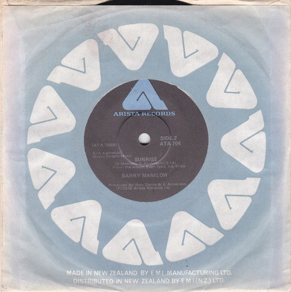 Barry Manilow : Can't Smile Without You (7", Single)