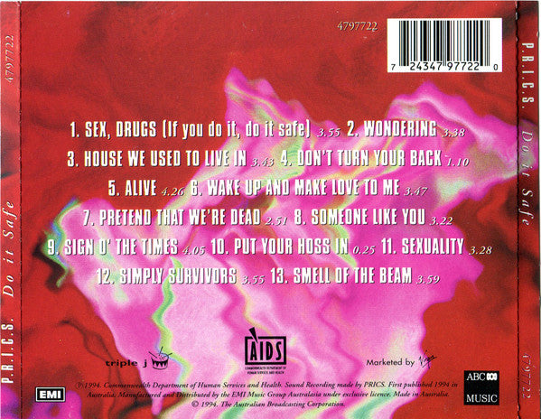 P.R.I.C.S.* : If You Do It Do It Safe (CD, Album)