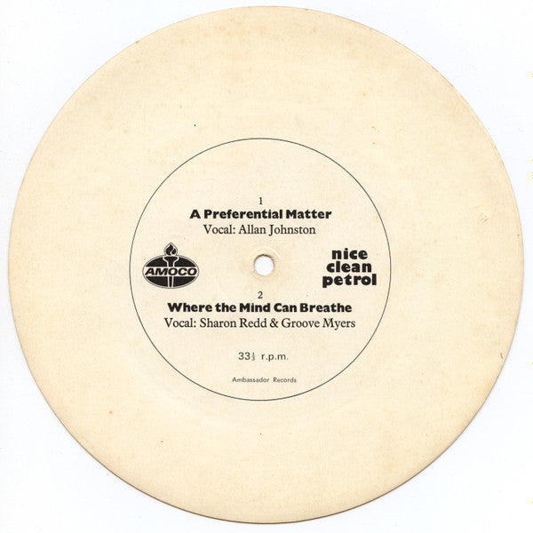 Allan Johnston / Sharon Redd & Groove Myers : Amoco: Nice Clean Petrol (Flexi, 7", S/Sided, Card, Pic)
