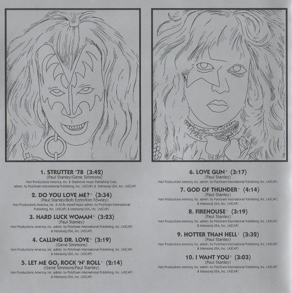 Kiss : Double Platinum (CD, Comp, RE, RM, Tec)