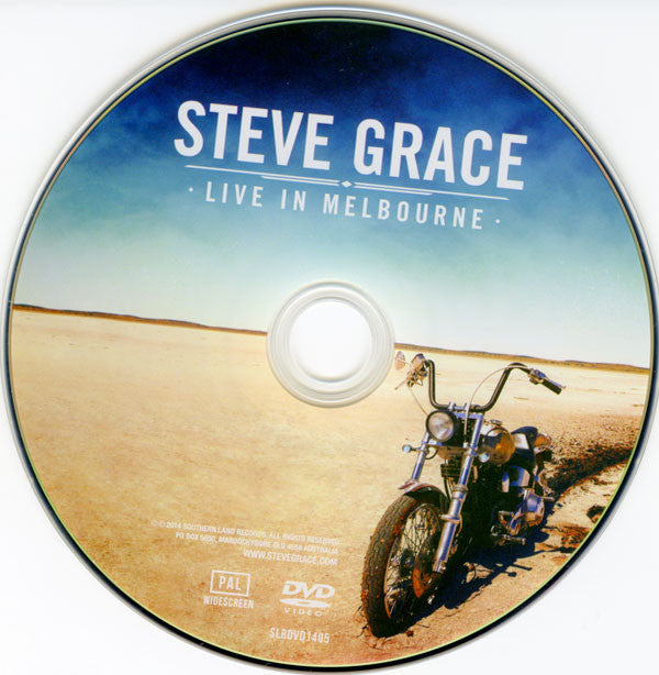 Steve Grace : Live In Melbourne (DVD, PAL)