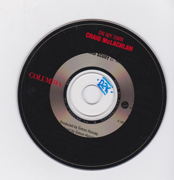 Craig McLachlan : On My Own (CD, Single)