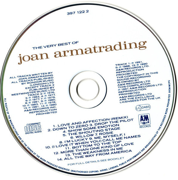 Joan Armatrading : The Very Best Of Joan Armatrading (CD, Comp)