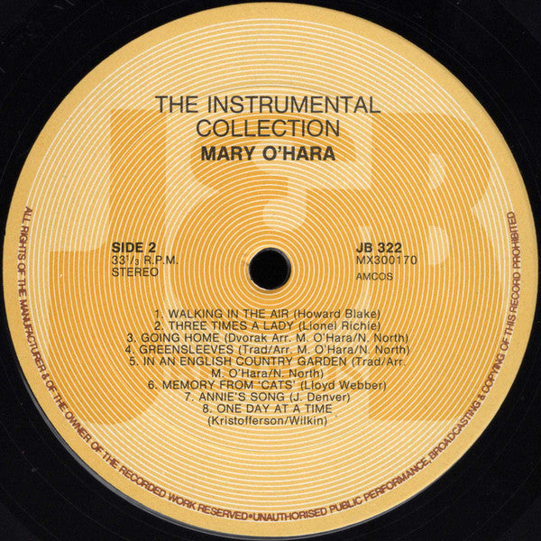 Mary O'Hara : The Instrumental Collection (LP)