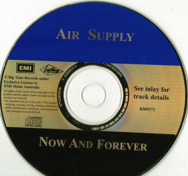 Air Supply : Now And Forever (CD, RE)