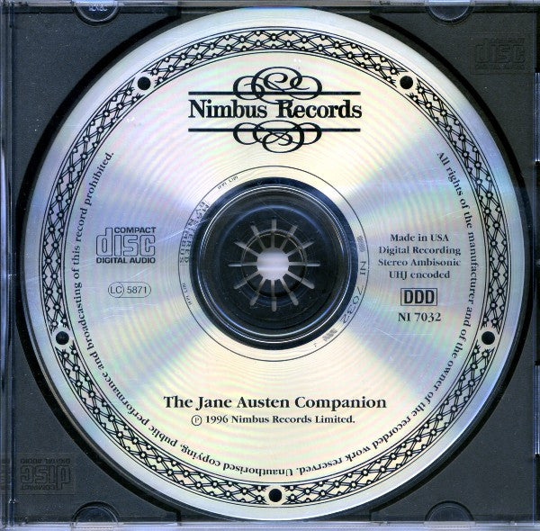 Various : The Jane Austen Companion (CD, Comp, Amb, UHJ)