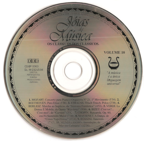 Various : Os Clássicos Dos Clássicos - Volume 10 (CD, Comp)