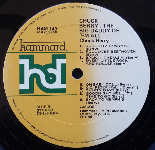 Chuck Berry : The Big Daddy Of 'Em All (LP, Comp)