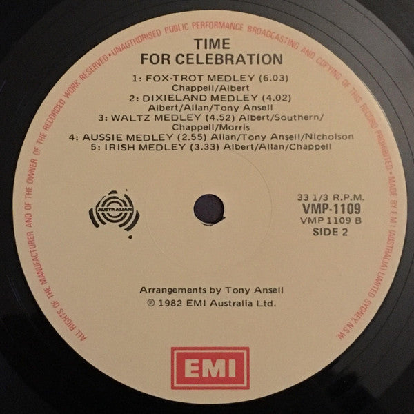 Unknown Artist : Time For Celebration (LP, Album)