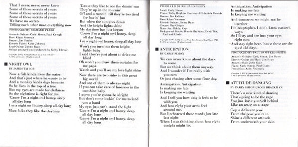 Carly Simon : The Best Of Carly Simon (CD, Comp, RM)