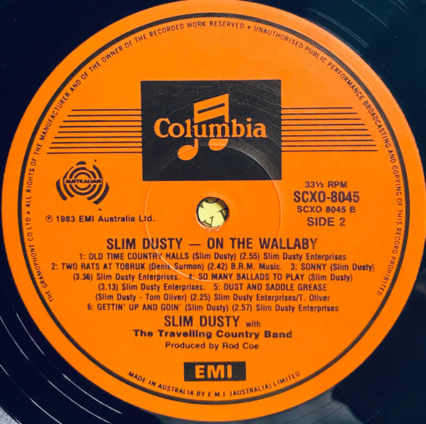 Slim Dusty : On The Wallaby (LP, Album)