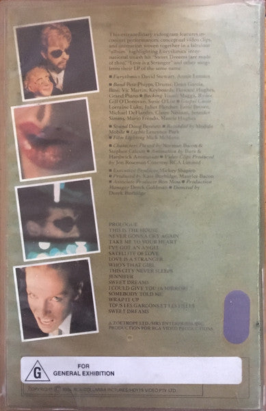 Eurythmics : Sweet Dreams (The Video Album) (VHS, PAL)