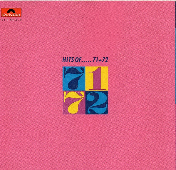 Various : Hits Of.....71 + 72 (CD, Comp)