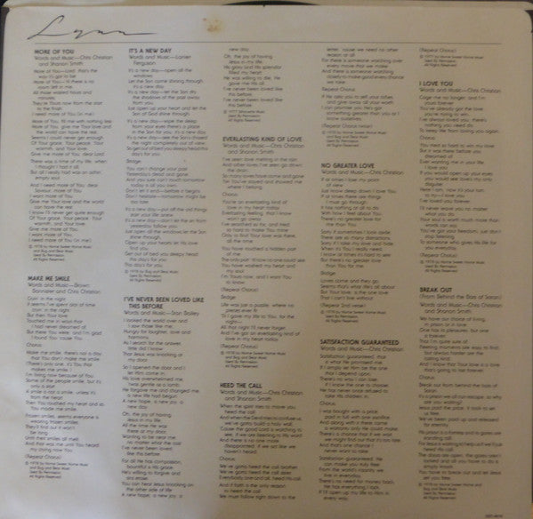 Lynn Sutter : Everlasting Kind of Love (LP, Album)
