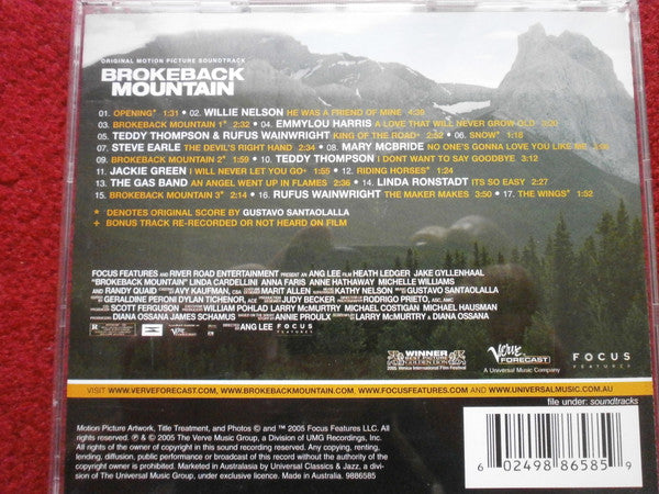 Gustavo Santaolalla : Brokeback Mountain (Original Motion Picture Soundtrack) (CD, Album)