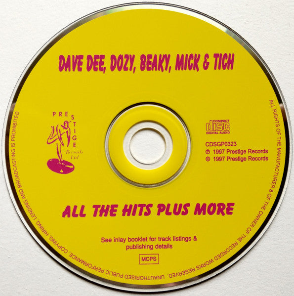 Dave Dee, Dozy, Beaky, Mick & Tich : All The Hits Plus More (CD, Album, Comp)