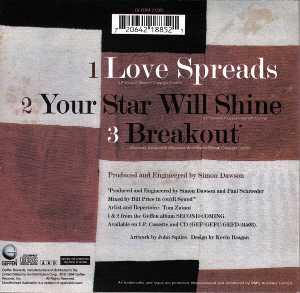 The Stone Roses : Love Spreads (CD, Single)