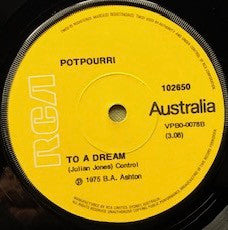 Sharon Stewart (2) / Potpourri (3) : Spinning & Spinning / To A Dream (7", Single)