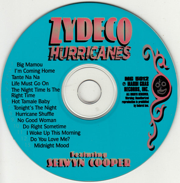 Zydeco Hurricanes Featuring: Selwyn Cooper : Louisiana Zydeco (CD, Album)