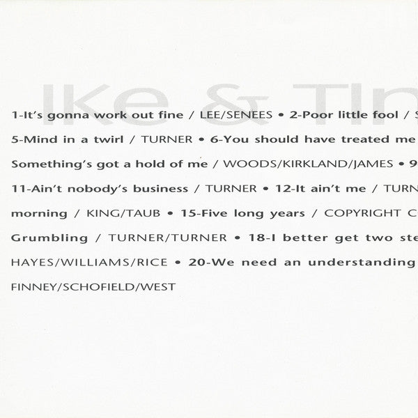 Ike & Tina Turner : You're So Fine (CD, Comp)