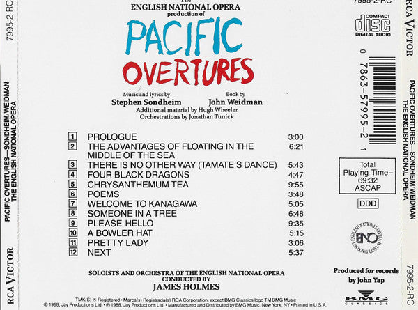 Stephen Sondheim : Pacific Overtures (CD, Album)