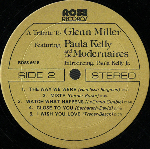 Paula Kelly And The Modernaires Introducing Paula Kelly Jr. : A Tribute To...Glenn Miller (LP, Album)