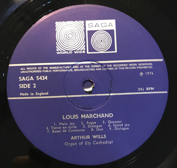 Louis Daquin*, Louis Marchand / Arthur Wills : Book Of Noëls And Organ Works (2xLP)