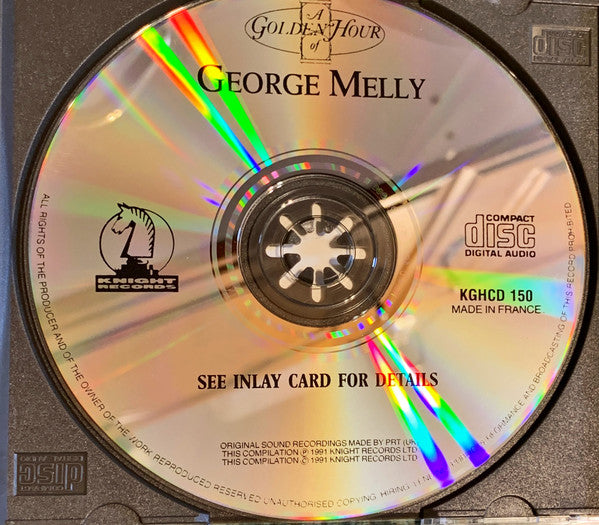 George Melly : A Golden Hour Of George Melly (CD, Comp)