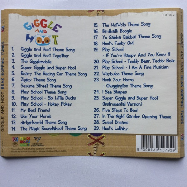 Giggle And Hoot : Beak Bopping Tunes (CD, Album, Comp)