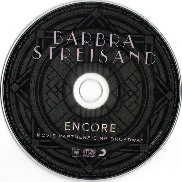 Barbra Streisand : Encore: Movie Partners Sing Broadway (CD, Album, Dlx)