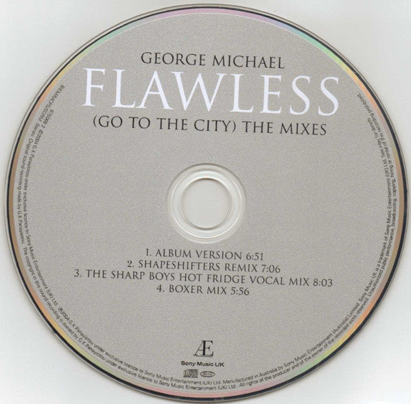 George Michael : Flawless (Go To The City) (The Mixes) (CD, Maxi)