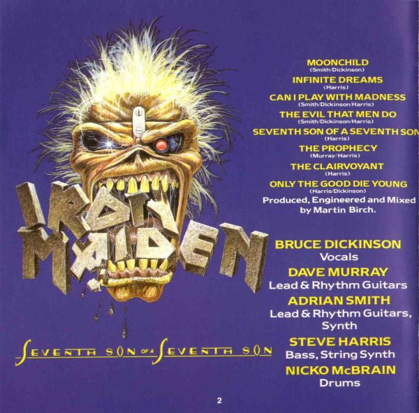 Iron Maiden : Seventh Son Of A Seventh Son (CD, Album)