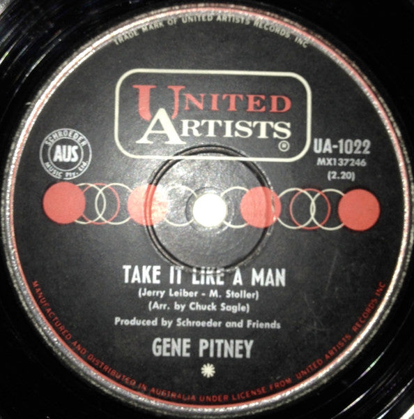 Gene Pitney : The Man Who Shot Liberty Valance (7")
