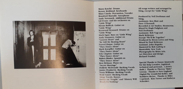 Sting : ...Nothing Like The Sun (CD, Album)