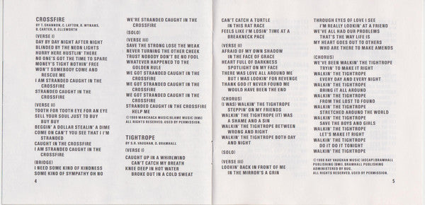 Stevie Ray Vaughan And Double Trouble* : In Step (CD, Album, DAD)