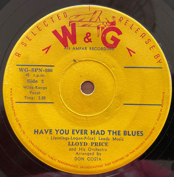Lloyd Price : Personality (7", Single, sol)