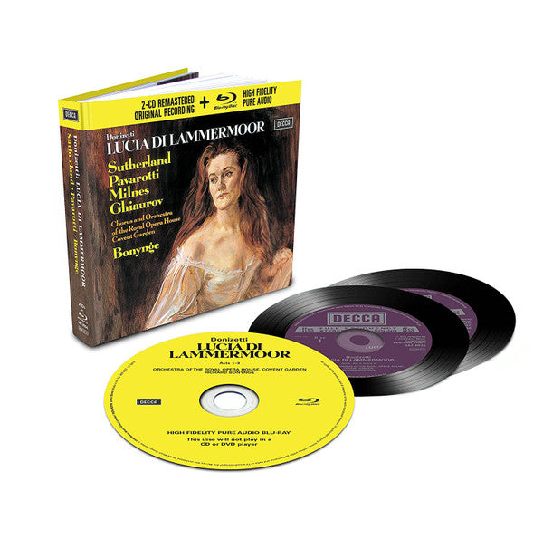 Donizetti*, Chorus Of The Royal Opera House, Covent Garden, Orchestra Of The Royal Opera House, Covent Garden, Bonynge* : Lucia Di Lammermoor (2xCD, Album, Ltd, RE, RM + Blu-ray, Blu-ray-A, Ltd)