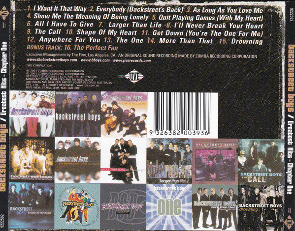 Backstreet Boys : Greatest Hits - Chapter One (CD, Comp)