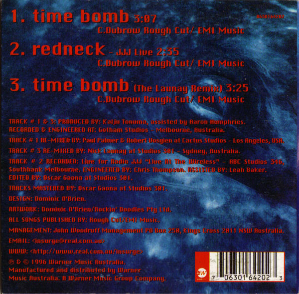 Insurge : Time Bomb (CD, Single)