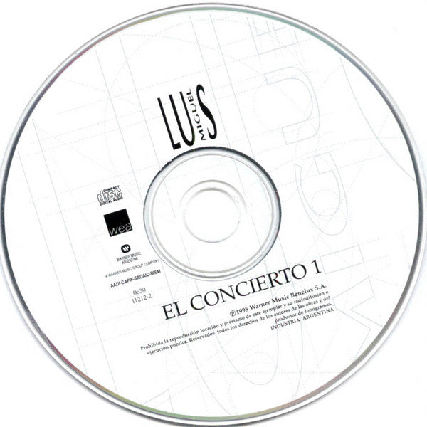 Luis Miguel : El Concierto (2xCD, Album)