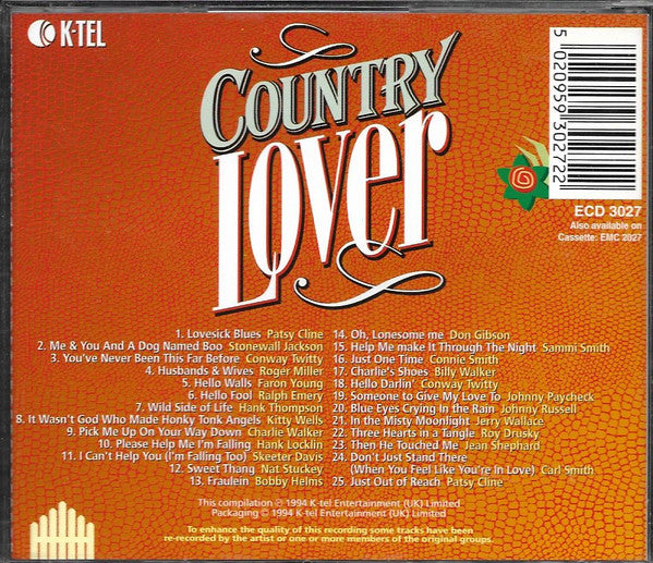 Various : Country Lover (CD, Comp)