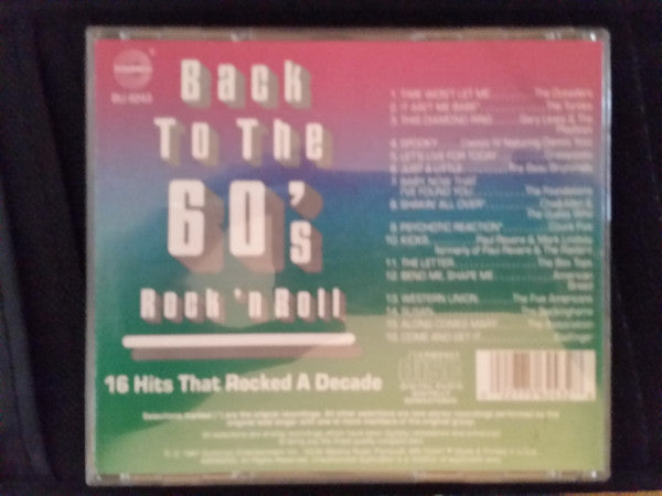 Unknown Artist : Back To The 60's Rock 'n Roll (CD, Album, Comp)