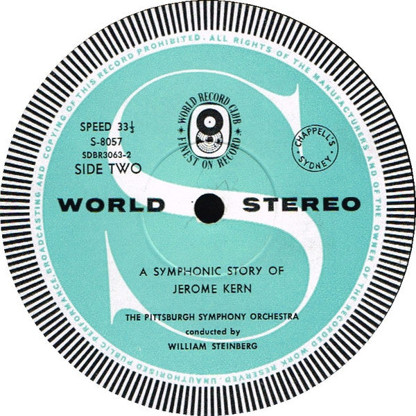 Stephen Foster / Jerome Kern : A Commemoration Symphony / A Symphonic Story (LP, Album, Club, RE)