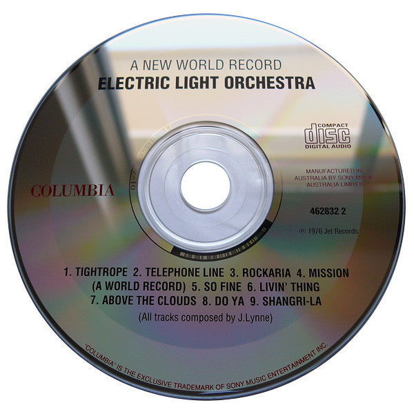 Electric Light Orchestra : A New World Record (CD, Album, RE)