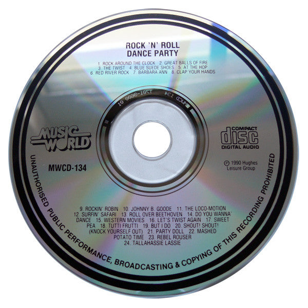 Various : Rock 'N' Roll Dance Party (24 Golden Greats) (CD, Comp)